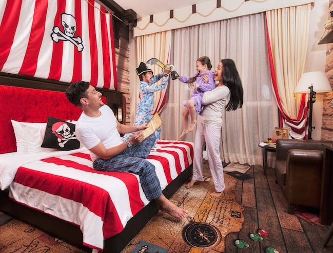 Legoland Hotel's Pirate-themed room.