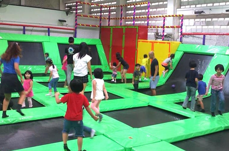 Best trampoline parks in Singapore Indoor activities for kids