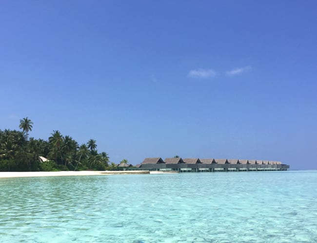 Maldives Per Aquum overwater bungalows