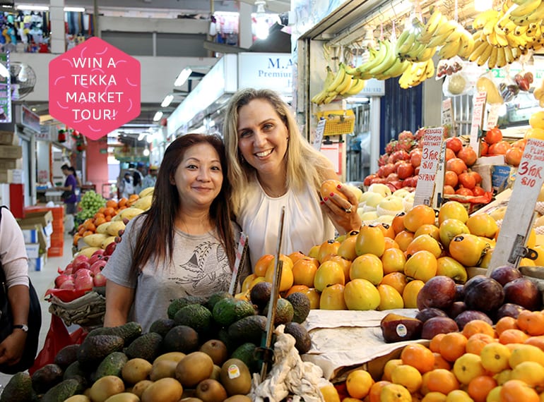 Calling all foodies! We're taking 30 lucky readers on a walking tour of Tekka Market with Karni Tomer (right) of Wok'n'Stroll!
