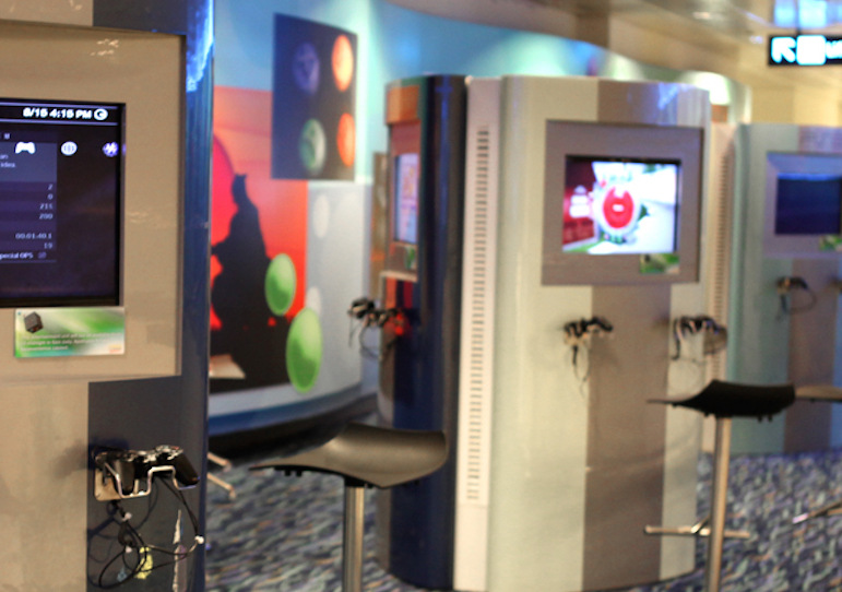 X-boxes, Play Stations and all things electronically fun are the name of the game at the Entertainment Deck