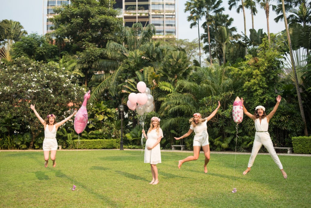 How to host a modern baby shower: An intimate high tea at Raffles Hotel Singapore