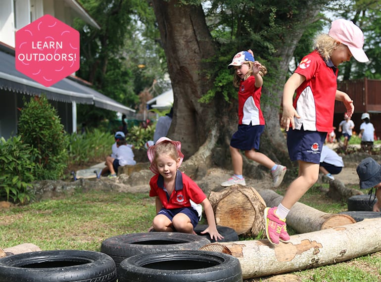 Canadian International School Singapore adds another amazing outdoor space where kids learn and play!