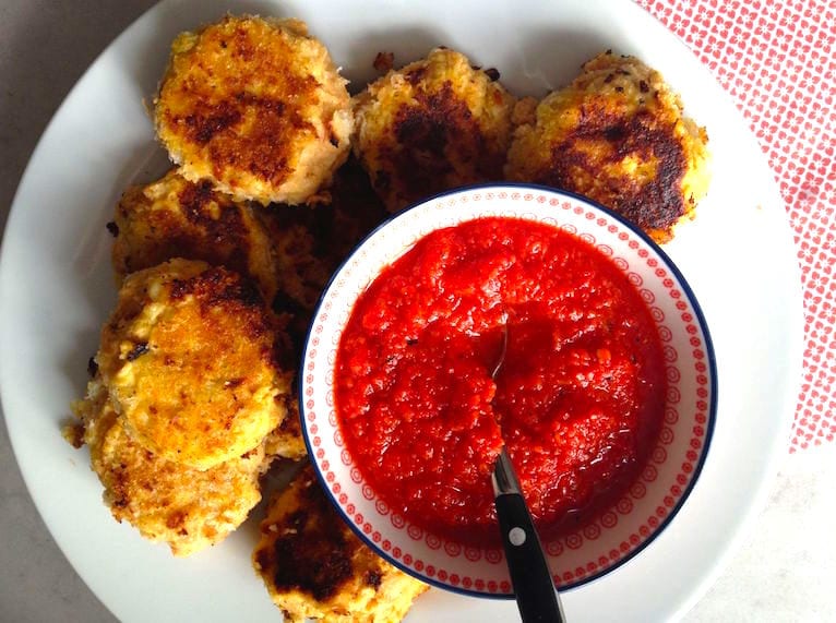 Kid-friendly recipes: Chicken and carrot nuggets with red pepper ketchup