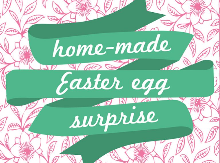 Easter craft for kids: DIY filled eggs with a cheeky surprise