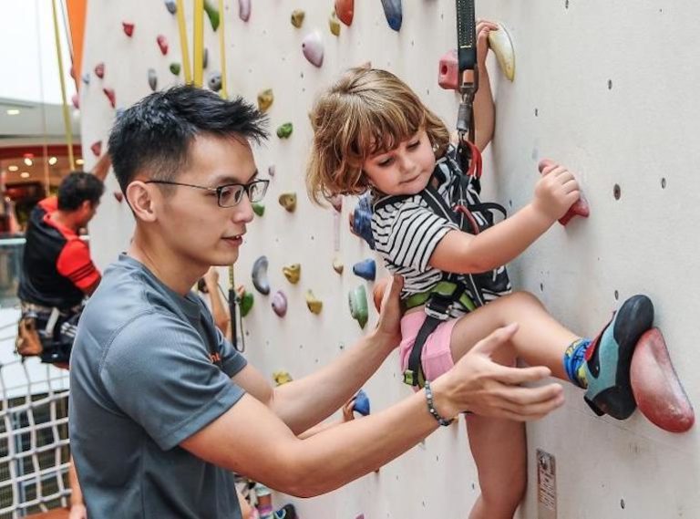 Best rock climbing and bouldering gyms for kids in Singapore