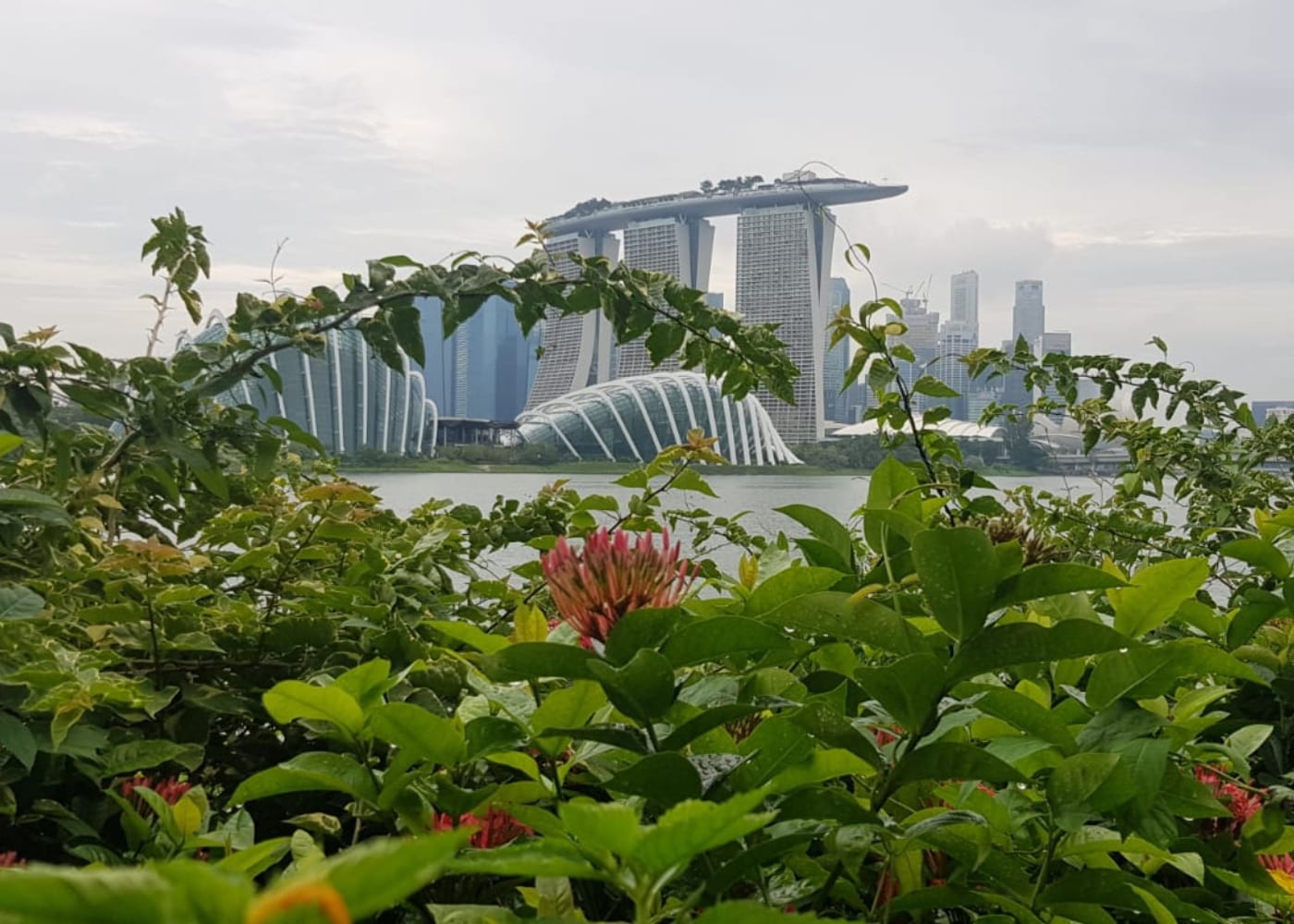 cycling trails in singapore marina barrage