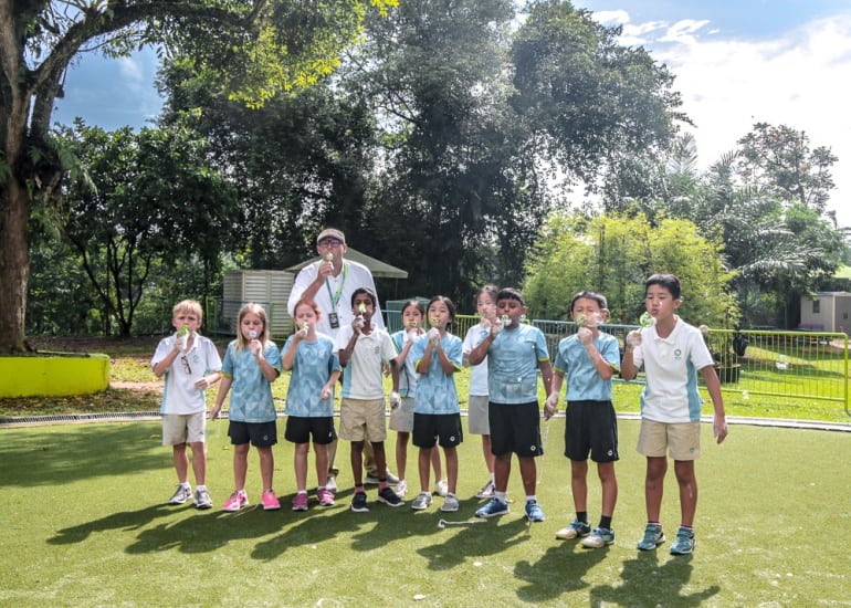 Make your own giant bubbles with Nexus International School (Singapore)