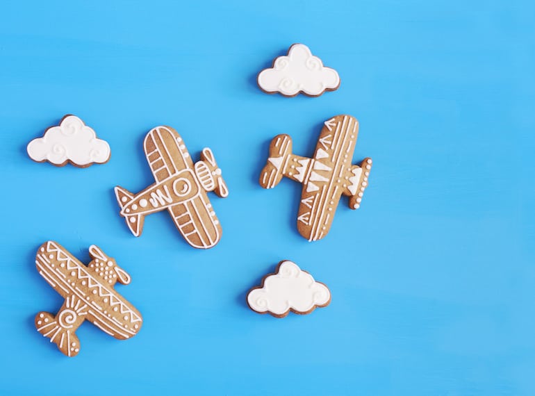 Snacks on a plane for kids HERO/