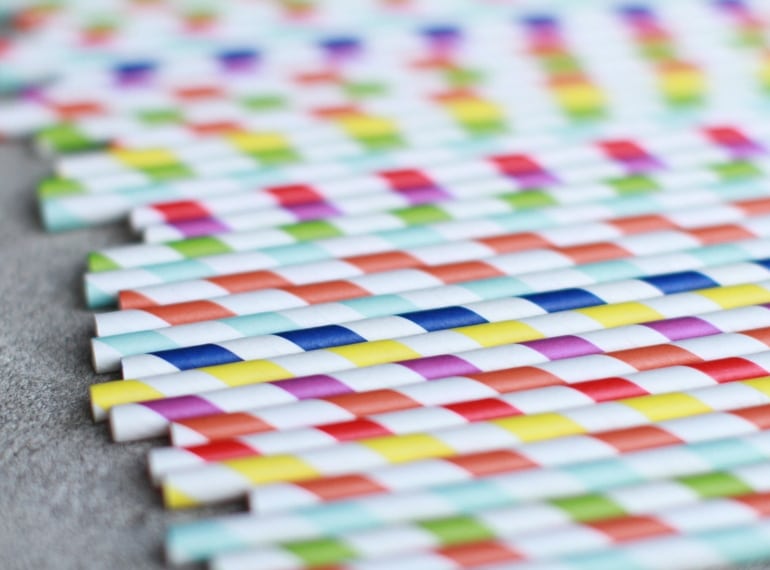 Colourful stripy