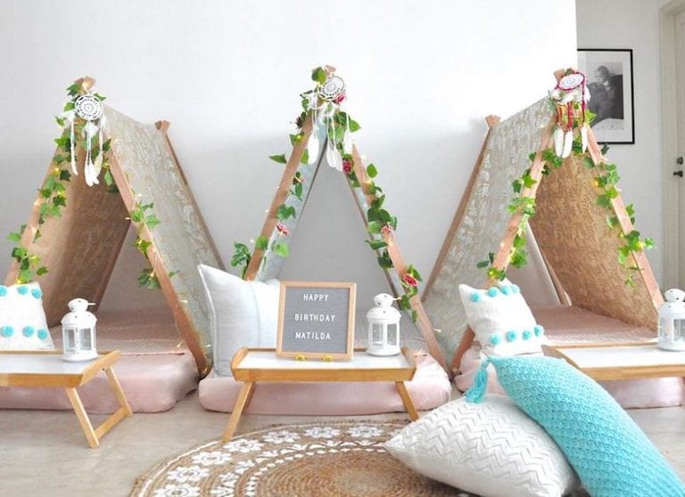 Find of the Week: A teepee sleepover birthday party for kids – Petites Soirees!