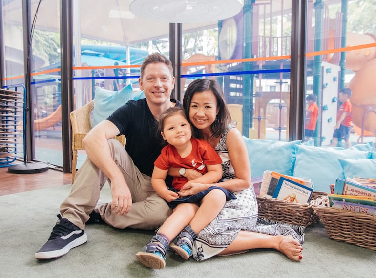 The Garry family share why they love Singapore American School