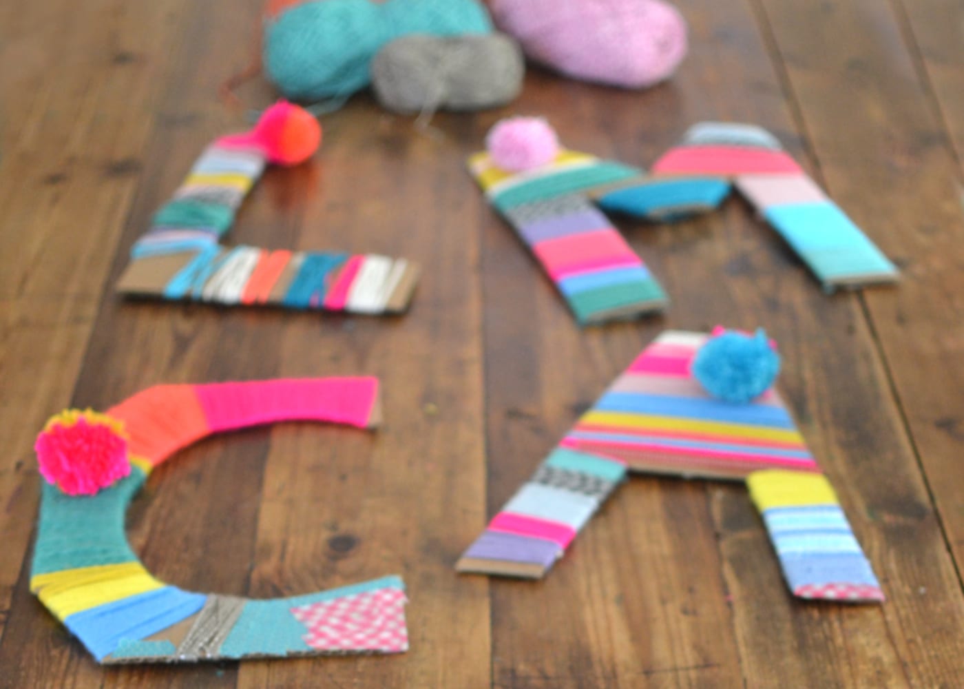 craft wool cardboard kids