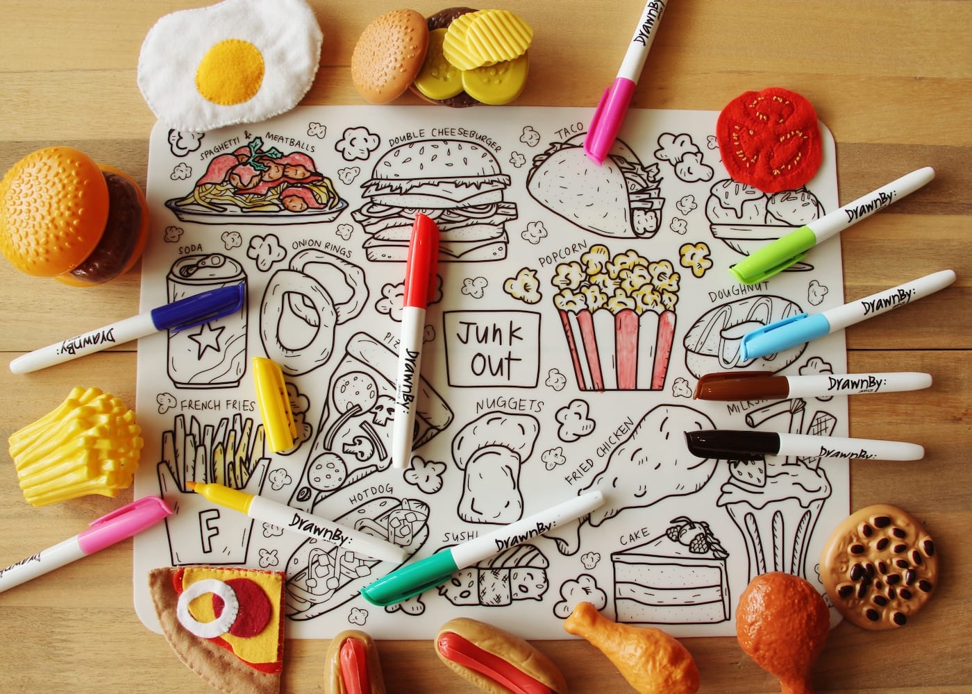 Find of the week: DrawnBy:Jessica washable colouring mats