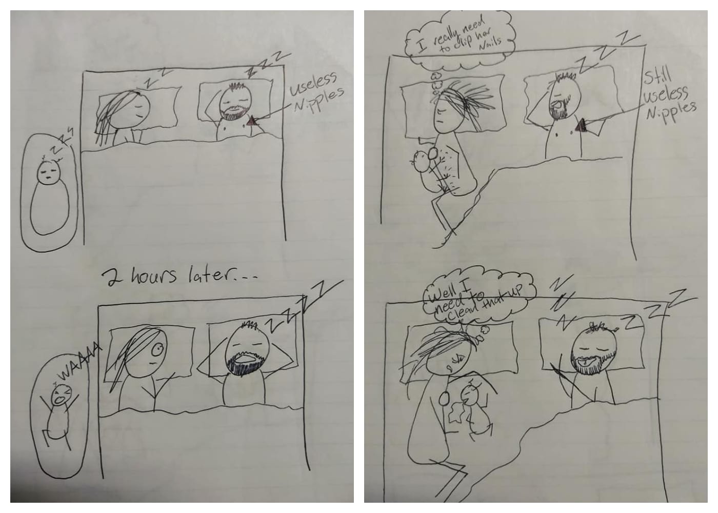 Mattea Goff comic breast feeding