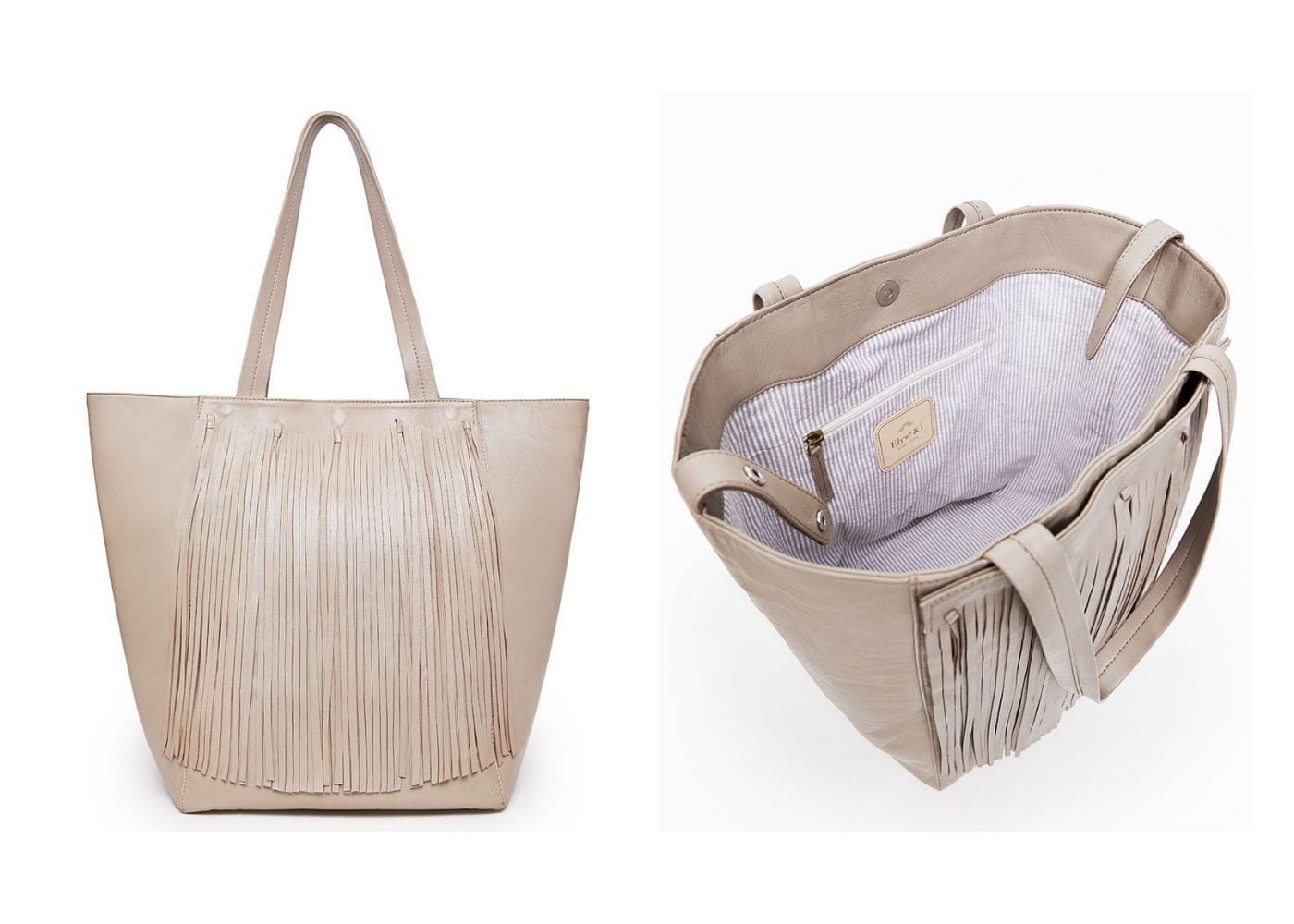 Stylish Diaper Bags: Elyse & I Finlay Fringe Tote Bag