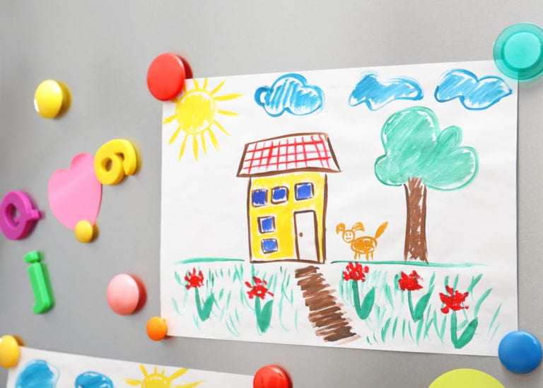 Reclaim your fridge! Check out these five innovative ways to display kids’ art at home