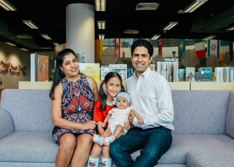 CIS parent Komal Bajaj Agrawal shares why her daughter, Vanya, loves CIS’s nurturing approach to education