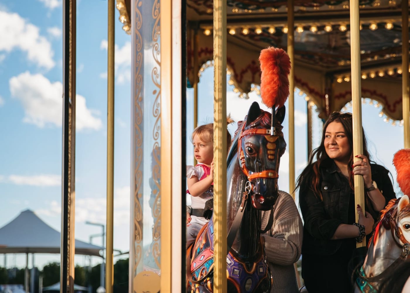 perth with kids elizabeth quay carousel