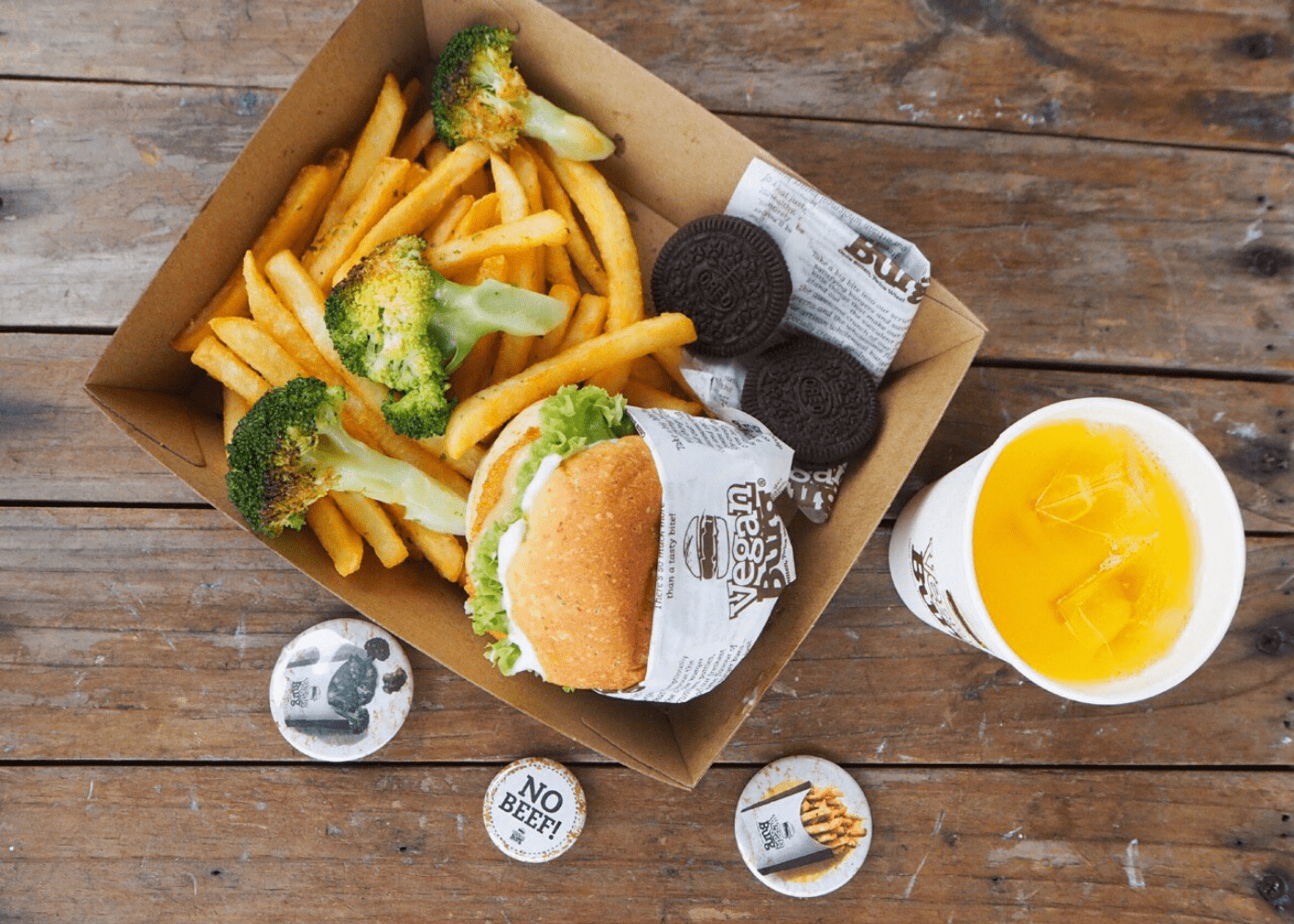 veganburg vegan restaurants in SG