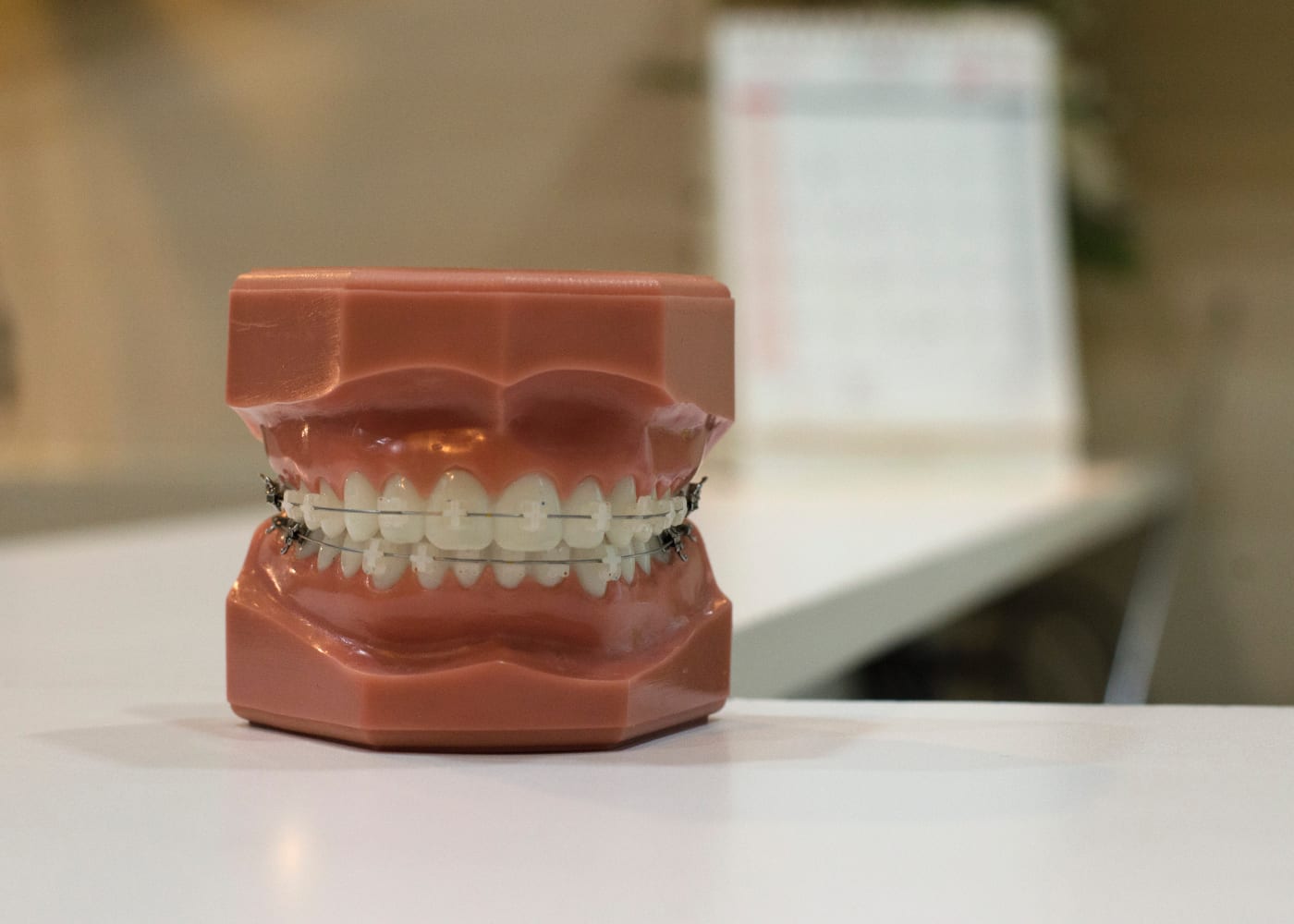 kids braces dental model