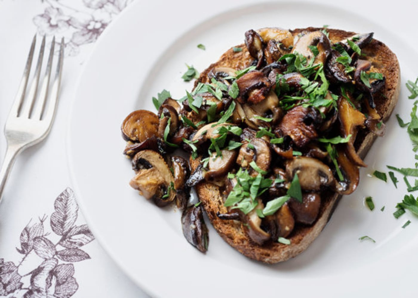 things on toast mushrooms
